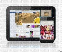 tablet y telefono - PNG gratuit