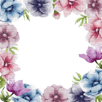pansy flower frame tapette fleur cadre