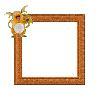 Small Orange Frame - Ingyenes animált GIF