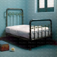 Blue Pipe Bed - bezmaksas png