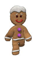 gingerbread man bp - GIF animado gratis