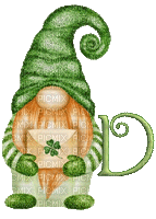 Nain Vert St-Patrick:) - Bezmaksas animēts GIF