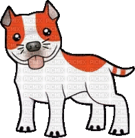 Dog in Marsey the Cat colors - GIF animado grátis
