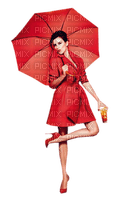 Kaz_Creations Woman Femme Umbrella - png gratis