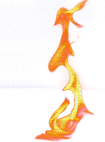 soave deco  flame fire yellow orange - PNG gratuit