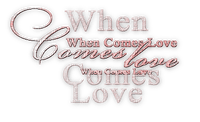 soave text love when gomes pink - gratis png