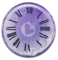 Clock Cute Purple - png gratis