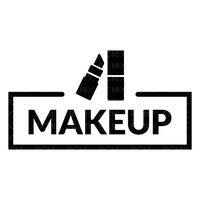 Makeup  Text Black - Bogusia