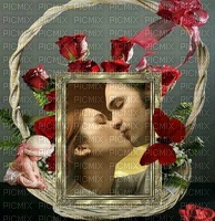 couple with flowers bp - gratis png