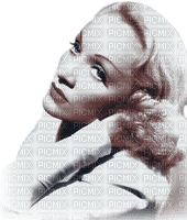 soave woman vintage Marlene Dietrich blue brown - kostenlos png