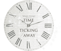 minou-clock-klocka-words-text-time-ticking-away - png ฟรี