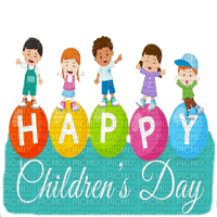 happy childrens day - PNG gratuit