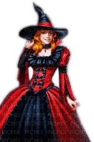 Rena Halloween girl Woman red Hexe - Free PNG