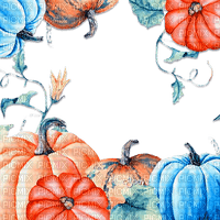 soave frame autumn thanksgiving vintage pumpkin - бесплатно png