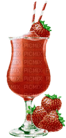 strawberry drink - бесплатно png