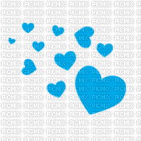 petits coeurs bleus - Kostenlose animierte GIFs