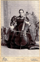 vintage woman   Musician - darmowe png