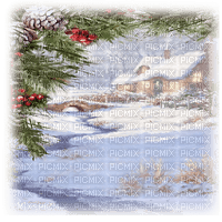 invierno navidad casas  dubravka4 - Free PNG