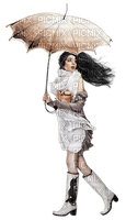 femme avec parapluie.Cheyenne63 - Free PNG