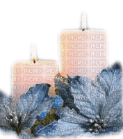 Kaz_Creations Christmas Deco Candles - 免费PNG