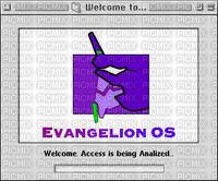 Evangelion OS - Бесплатный анимированный гифка