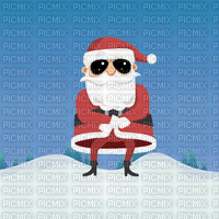 Santa is dancing. Animated. Leila - GIF animate gratis