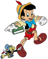 Kaz_Creations Jiminy Cricket & Pinocchio - zdarma png