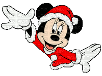 Minnie Maus Christmas - Free animated GIF
