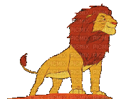 Simba - Zdarma animovaný GIF