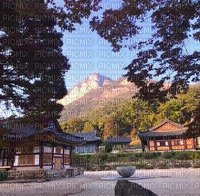 BG Korean Landscape - gratis png