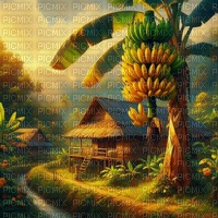 Background - Banana - бесплатно png