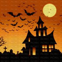 Orange Halloween Background - Darmowy animowany GIF