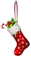 x mas stocking - Free PNG