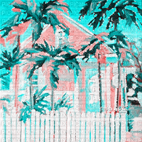 soave background animated summer tropical palm - Darmowy animowany GIF