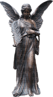 Kaz_Creations Halloween Statue Angel - безплатен png