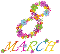 Kaz_Creations 8th March Happy Women's Day - ücretsiz png