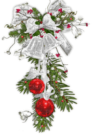 soave deco winter christmas  branch bells ball - δωρεάν png