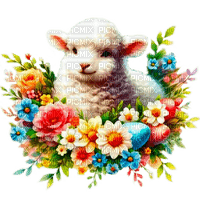 Easter sheep by nataliplus - ücretsiz png