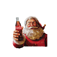 coca cola Santa bp - GIF animasi gratis