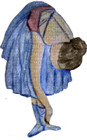 Watercolour Ballerina Girl - darmowe png