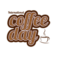 International Coffee Day Text - Bogusia - 無料png