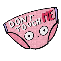 Don't Touch Me - Besplatni animirani GIF