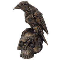 Skull Crow Raven Steampunk Deco JitterBugGirl