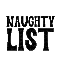 Naughty List - GIF animé gratuit