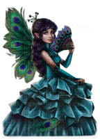 Kaz_Creations Peacock Woman Femme - 免费PNG