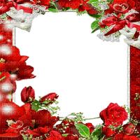 flowers frame by nataliplus - 免费PNG