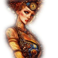 kikkapink gothic steampunk woman fantasy - безплатен png