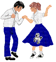 couple danseurs/ HD - GIF animado gratis