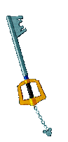 3D Pixel Keyblade - GIF animate gratis