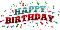 Happy birthday - Free PNG